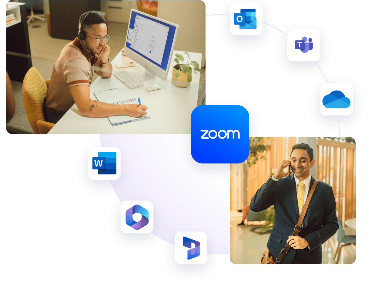Painless integration with Microsoft apps Painless integration with Microsoft apps