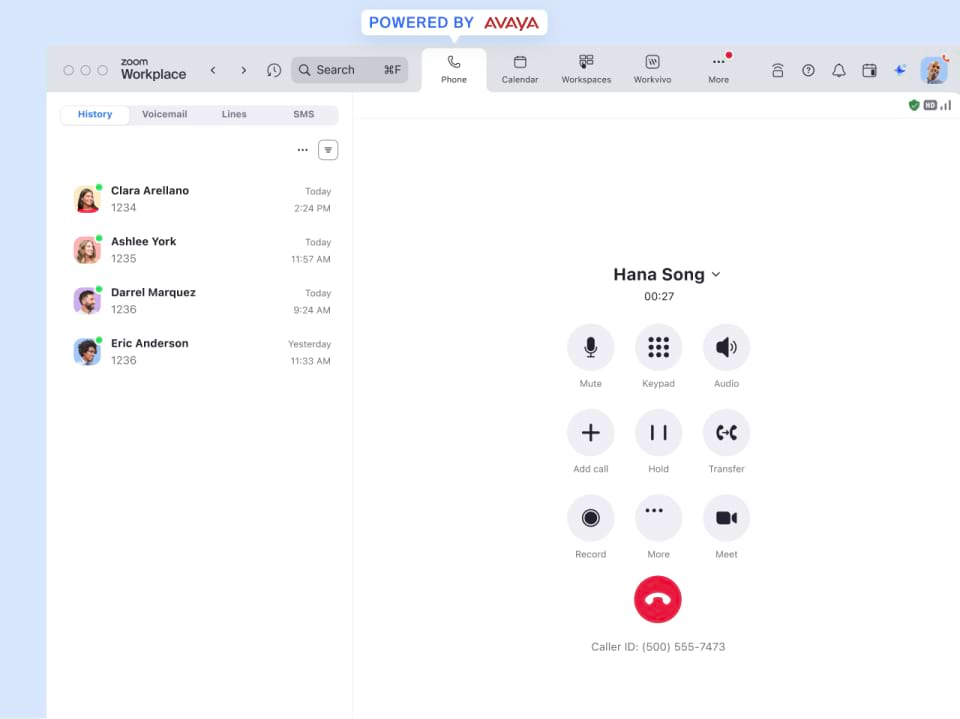 Calling capabilities with Avaya Aura or Enterprise Cloud Calling capabilities with Avaya Aura or Enterprise Cloud
